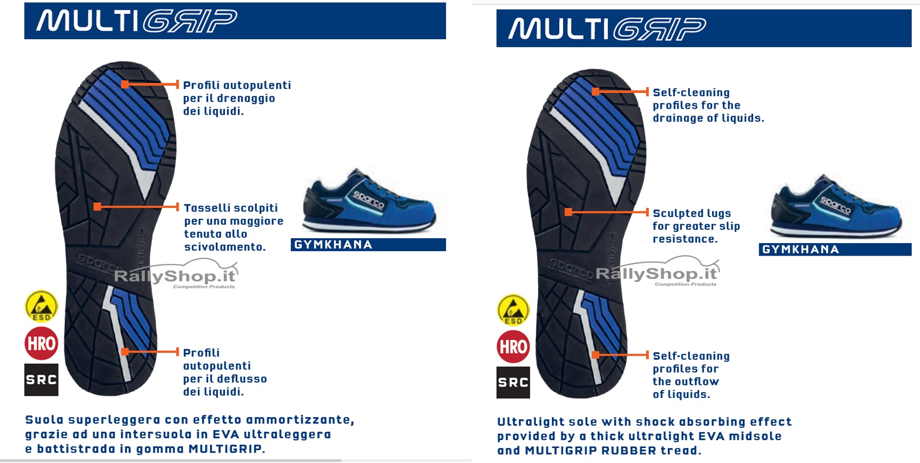 Sparco Gymkhana Red Bull scarpe antinfortunistiche tipo sneakers