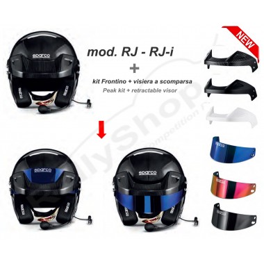 Kit Frontino + Visiera casco Sparco RJ - RJ-i