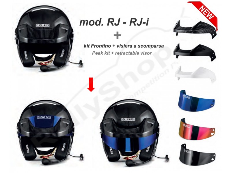 Kit Frontino + Visiera casco Sparco RJ - RJ-i