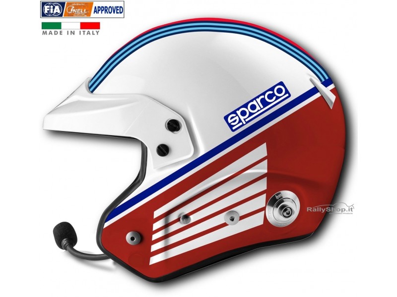 Casco Sparco AIR PRO RJ-5i Martini Racing Stripes Design-003369MRB