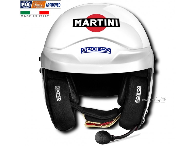 Casco Sparco AIR PRO RJ-5i Martini Racing Logo Design-003369MR