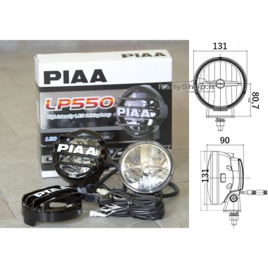 PIAA LP550 (131 MM) (2X 7W LED) PROFONDITA'