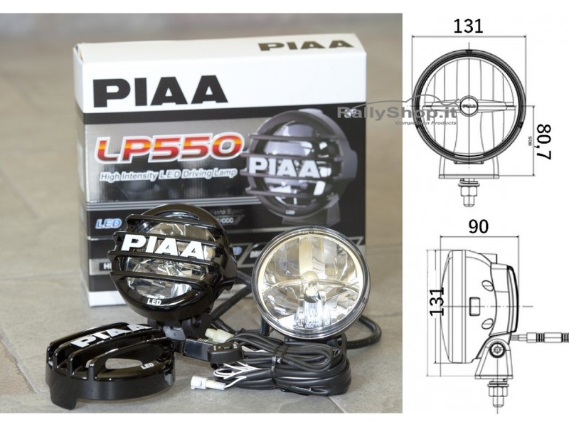 PIAA LP550 (131 MM) (2X 7W LED) PROFONDITA'