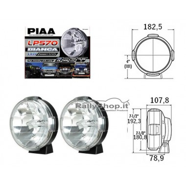 PIAA LP570 (180 MM) (2X 9W LED) PROFONDITA'