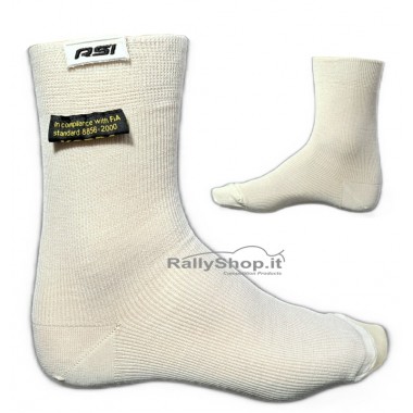 RSI Mid Socks - FIA (white)