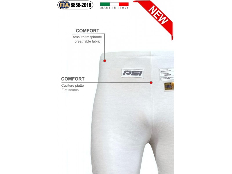 Pantalone Sottotuta RSI - FIA 8856-2018 (bianco)