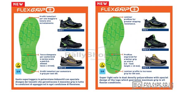 Scarpe Sparco INDY 07538 (ESD-S1PS-SR-LG )